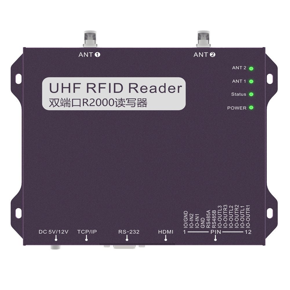UHF RFID Reader Writer 2 port