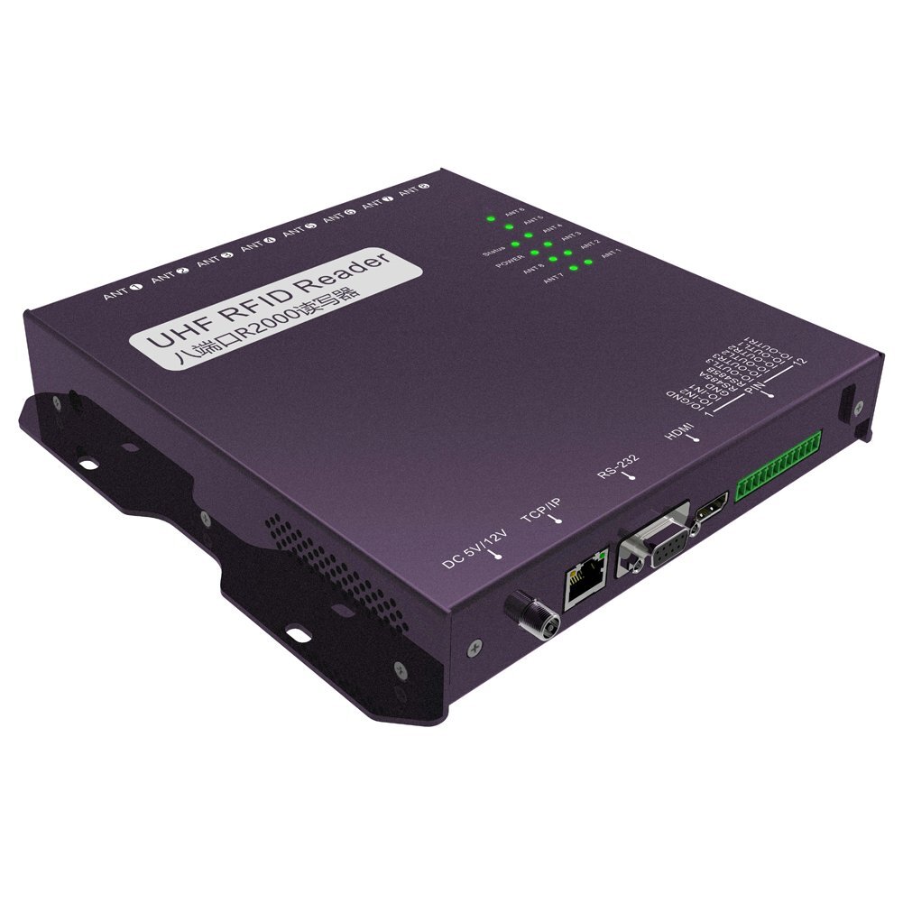 8-port UHF RFID Reader 八端口UHF超高頻讀寫器